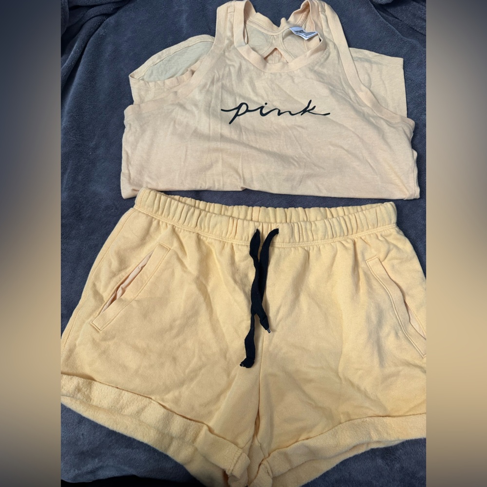 Yellow top and Shorts Set